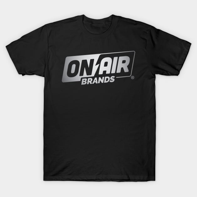 On Air Brands - silver logo T-Shirt by PodMAX